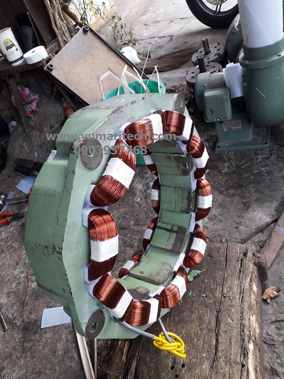 Sua chua cuon kich Stator dau may phat dien