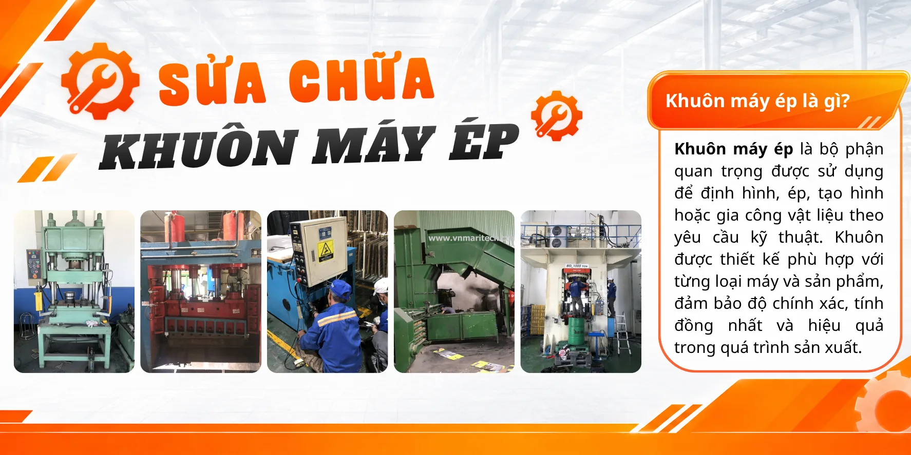  Sửa chữa khu&ocirc;n m&aacute;y &eacute;p