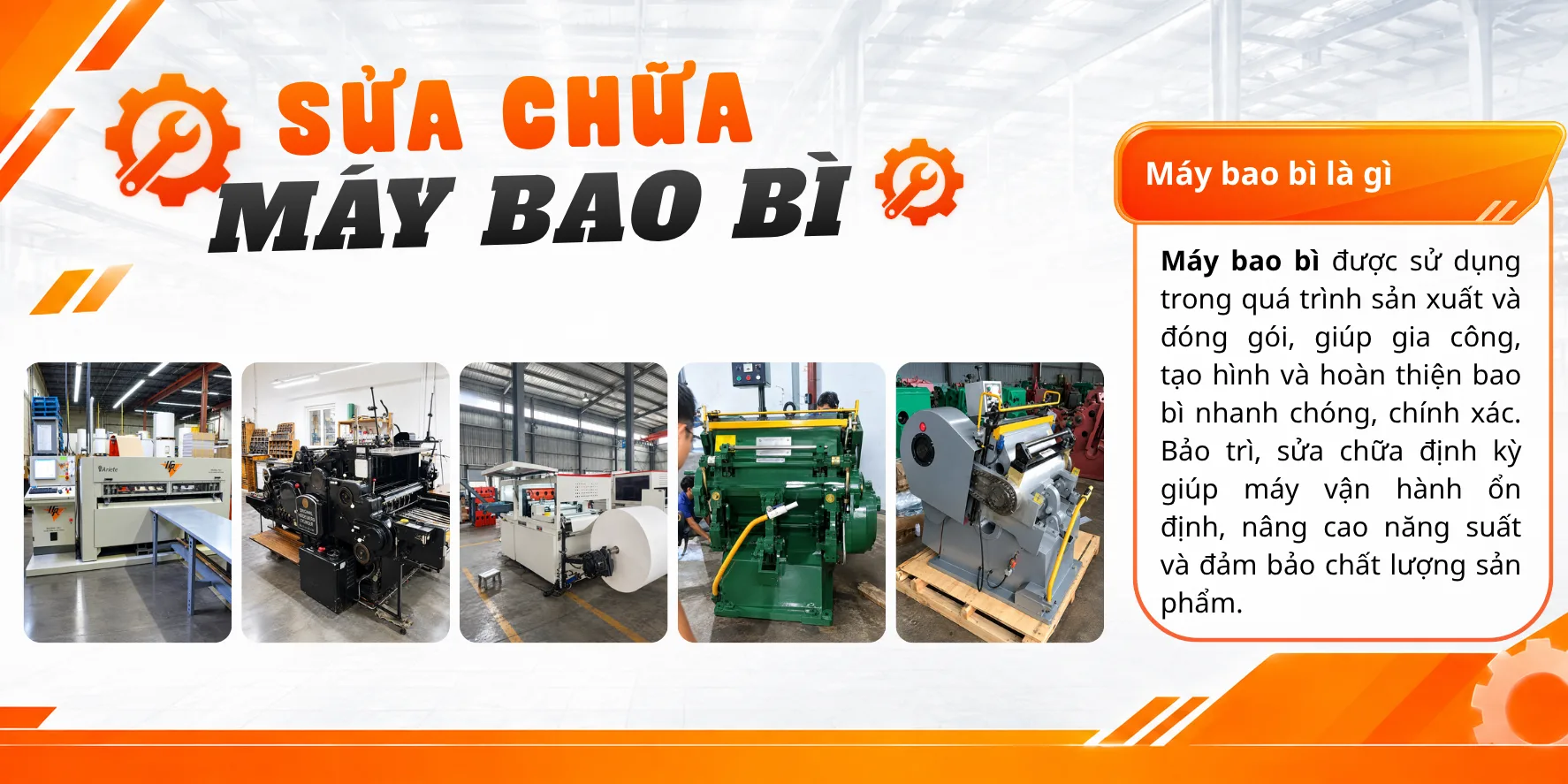 Sửa chữa m&aacute;y bao b&igrave;