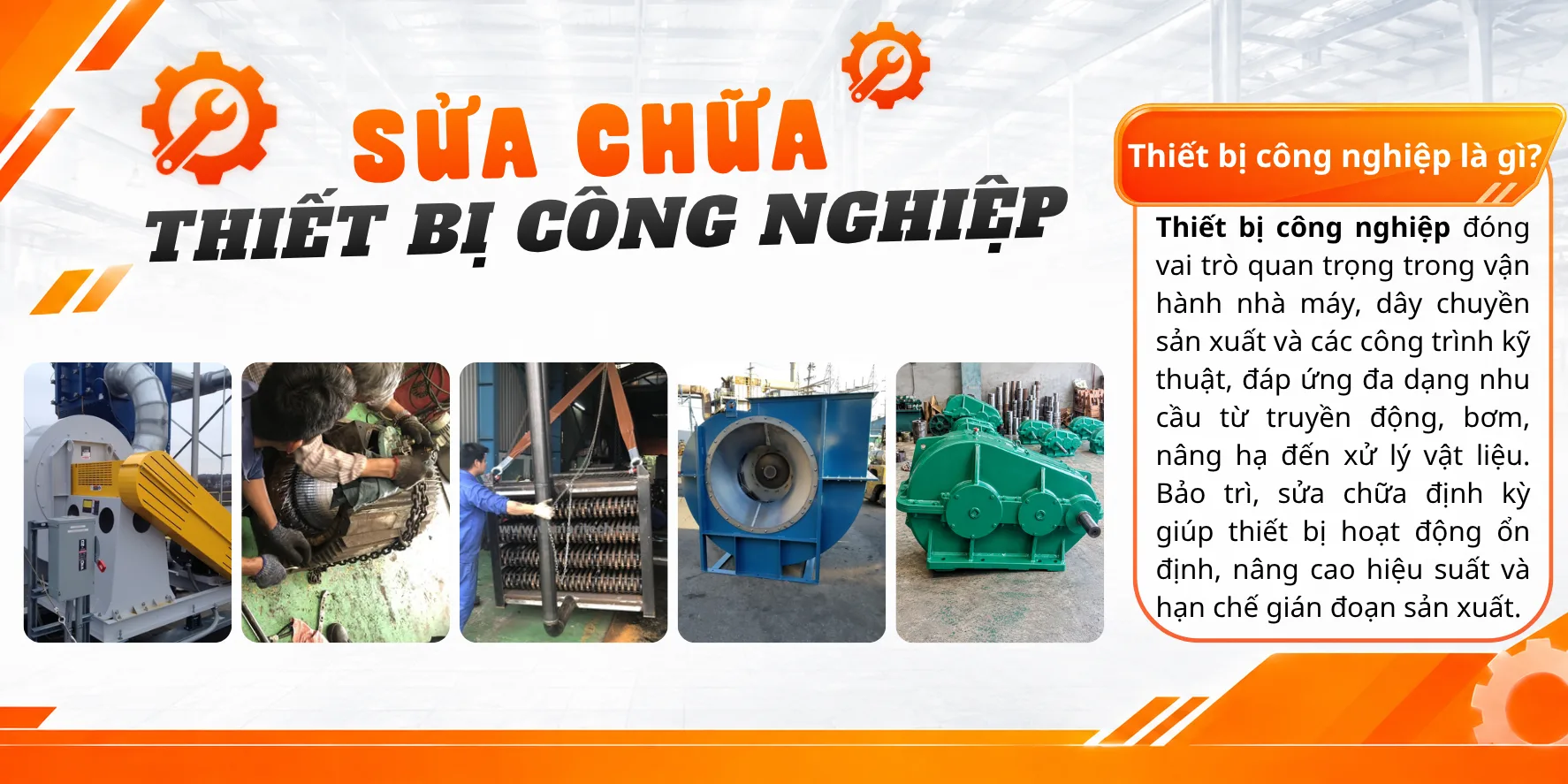 Sửa chữa thiết bị c&ocirc;ng nghiệp 
