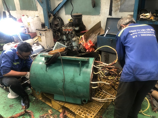 quan cuon day stator dau phat điện