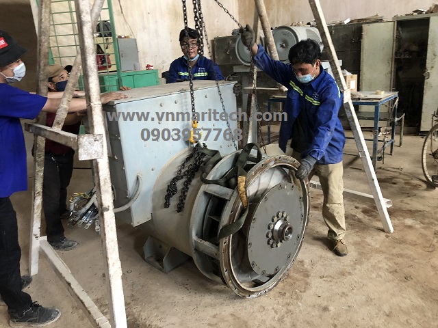 bao duong nang cao cach dien dau  may phat dien Omega.