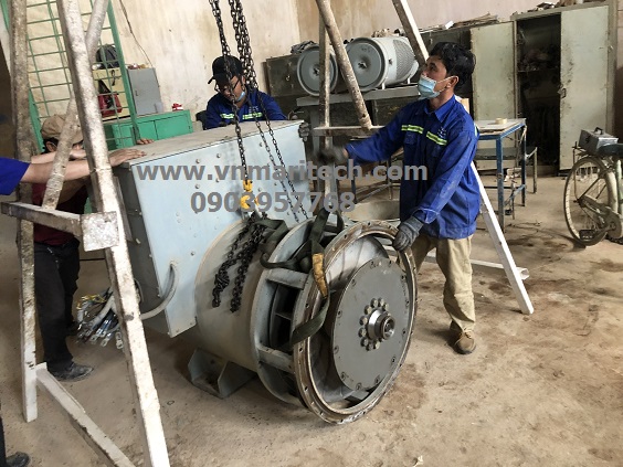 bao duong dau phat may phat dien Shangchai