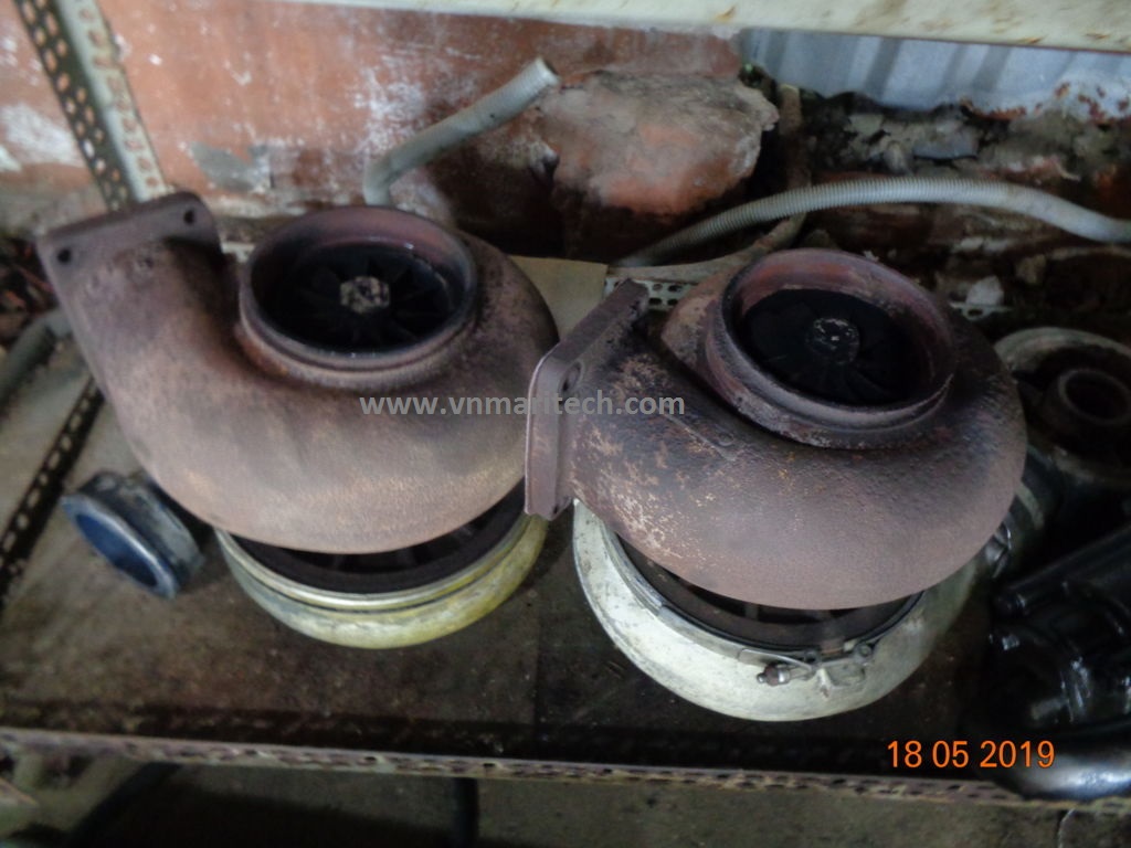 Phuc hoi turbocharger tuabine tang ap may phat dien Isuzu