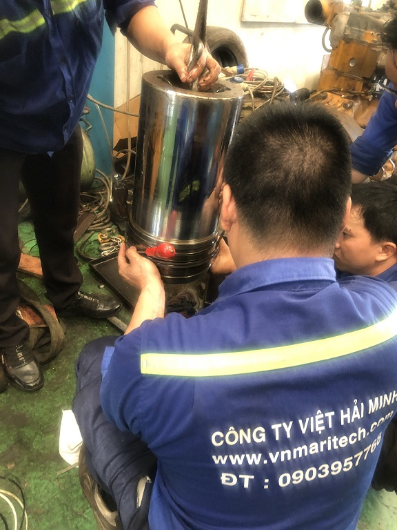 sua chua phuc hoi truc piston xi lanh thuy luc