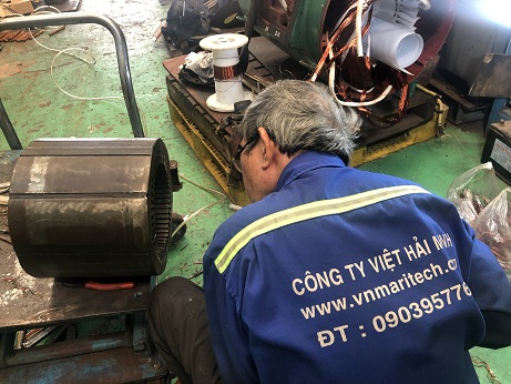 Quan cuon day motor may nen lanh
