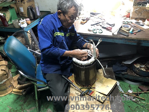 sua chua dong co may nen lanh bitzer 100HP
