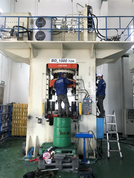may dap 1000 Ton