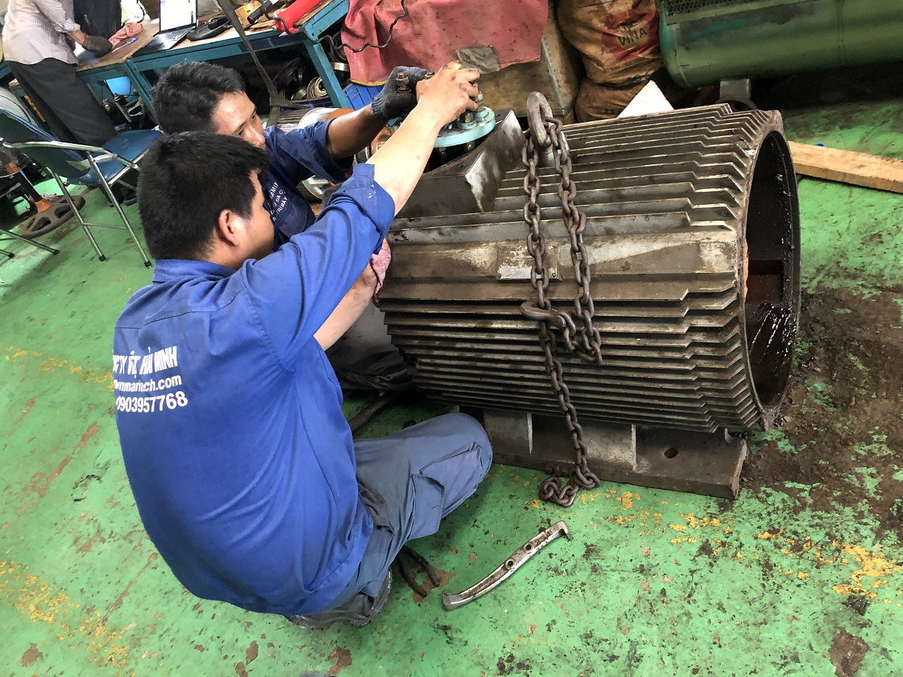 Sửa chữa motor điện tại Tân Uyên