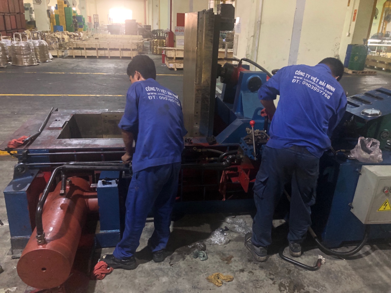 Sửa chữa bảo trì máy ép phế liệu